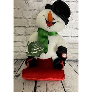 Dan Dee Collector's‎ Choice "Snowy Snowman" on Sled Sings & Dances NWT Untested